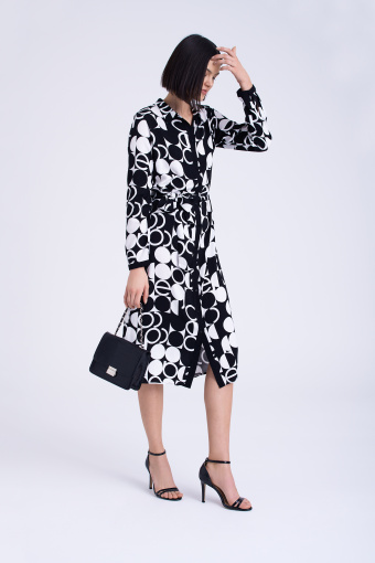 Elegancka, czarna torebka