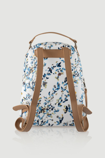 Plecak z kwiatowym wzorem 