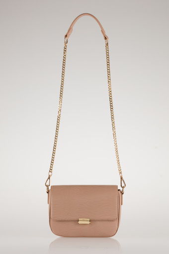 Elegancka różowa torebka