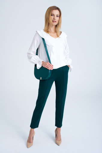 Torebka listonoszka, zielona