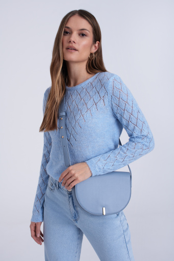 Torebka w niebieskim kolorze