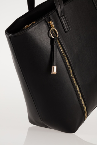 Czarna torba shopper