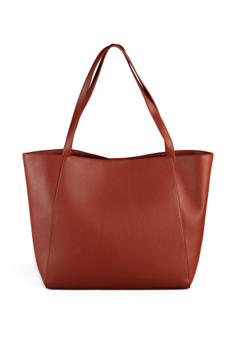 Torebka shopperka, brązowa