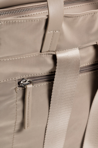 Jasnobeżowy plecak z tkaniny