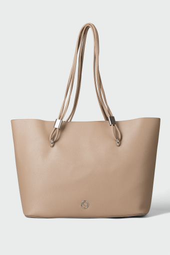 Torebka typu shopper, beż
