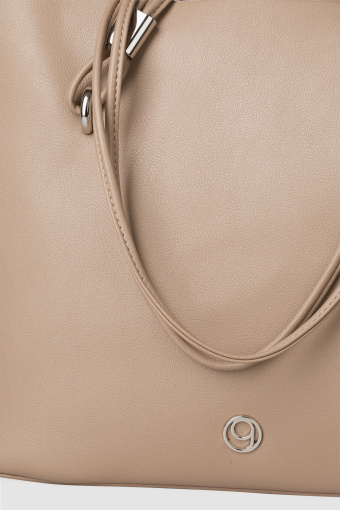 Torebka typu shopper, beż