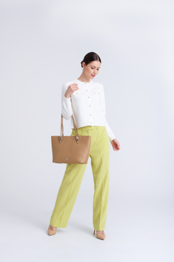 Torebka typu shopper, beż