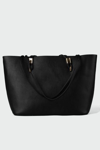 Czarna torebka shopper Czarna torebka shopper