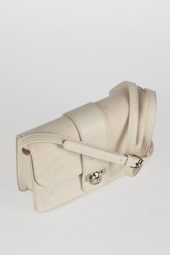 Elegancka kremowa torebka