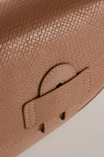 Beżowa listonoszka basic