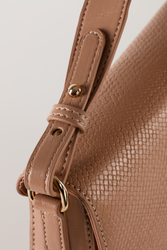 Beżowa listonoszka basic