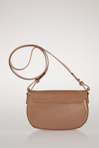 Beżowa listonoszka basic