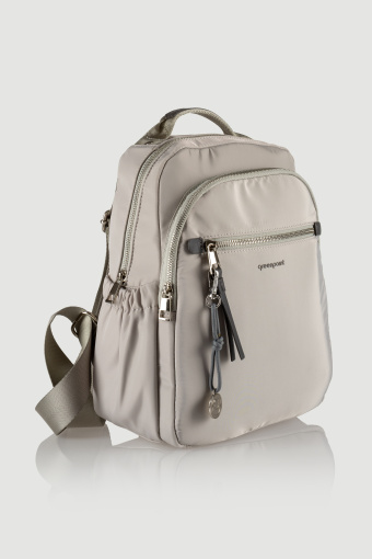 Beżowy materiałowy plecak  Beżowy materiałowy plecak