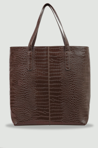 Torebka w kolorze ciemnego brązu