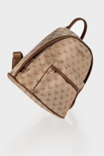 Plecak w beżowym kolorze