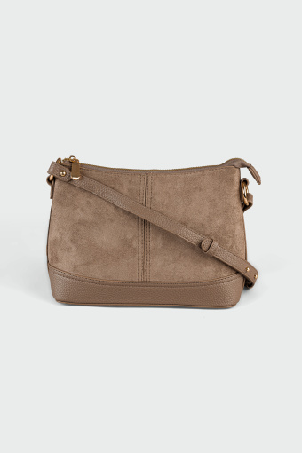 Ziemista torebka na długim pasku