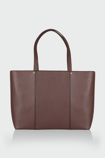 Torebka shopper, brąz