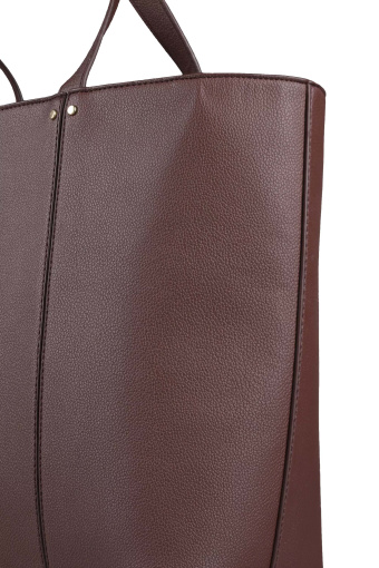 Torebka shopper, brąz