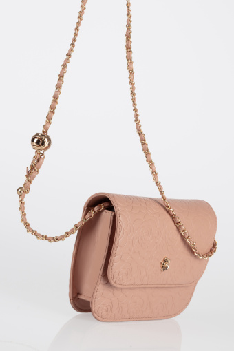 Elegancka jasnoróżowa torebka