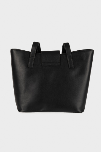 Elegancka shopperka z łączonych materiałów