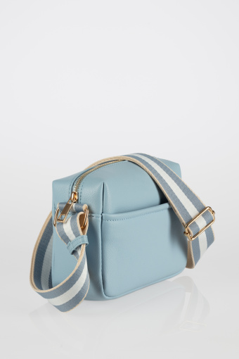 Casualowa błękitna torebka 