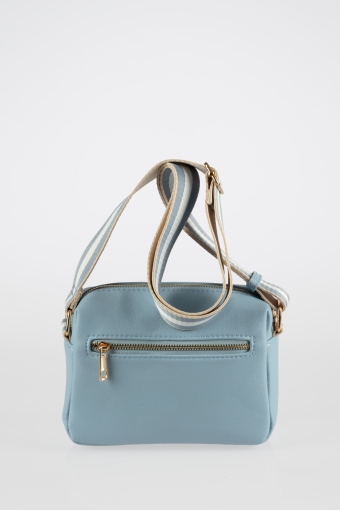 Casualowa błękitna torebka 