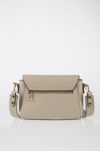 Elegancka jasnobeżowa torebka