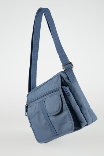 Ciemnoniebieska torba casual