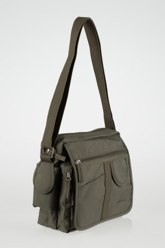 Praktyczna torebka khaki