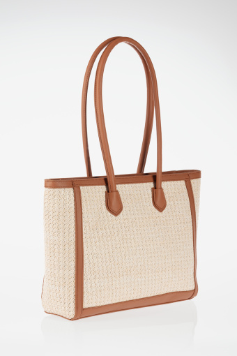 Stylowy shopper z rafii Stylowy shopper z rafii