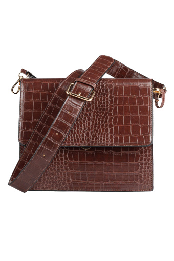 Klasyczna torebka, ciemny brąz