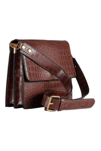 Klasyczna torebka, ciemny brąz