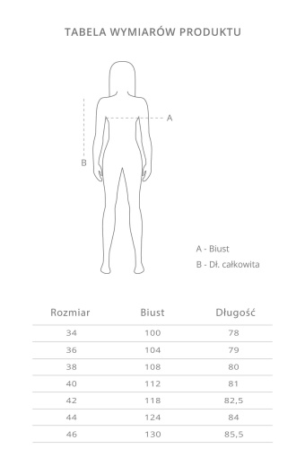 Niebieska, wiskozowa tunika z nadrukiem