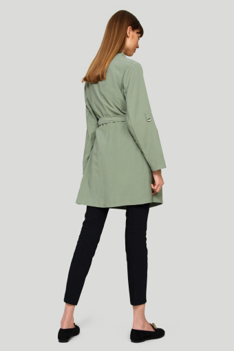 Wiskozowy żakiet o luźnym fasonie