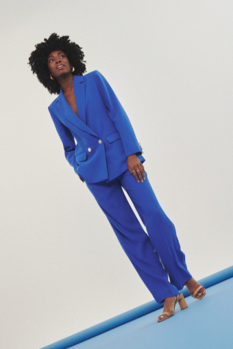 Elegancki chabrowy żakiet