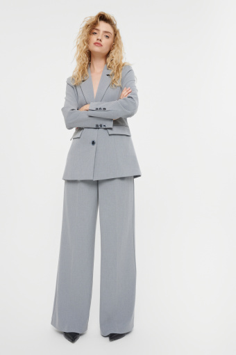 Klasyczna szara marynarka