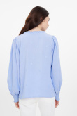 Niebieska wiskozowa bluzka 