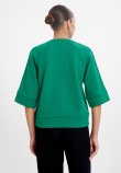 Zielona bluza, krótki rękaw