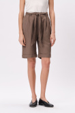 Luźne brązowe szorty