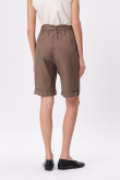 Luźne brązowe szorty
