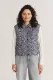 Stylowa kamizelka w drobne kwiaty
