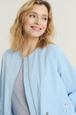 Kurtka bomberka w kolorze baby blue