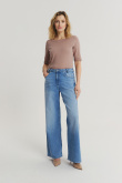 Jasnoniebieskie jeansy wide leg