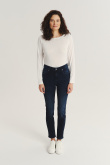Klasyczne granatowe skinny jeans