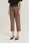 Brązowe spodnie 7/8