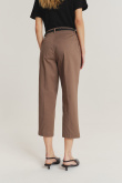 Brązowe spodnie 7/8