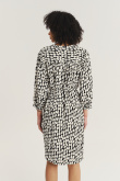 Printowana sukienka z wiskozy