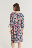 Wiskozowa sukienka w kwiaty