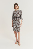 Wiskozowa sukienka z nadrukiem paisley