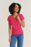 Dopasowany top w różowym kolorze